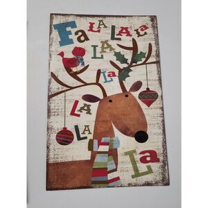 12 REINDEER CHRISTMAS CARDS UNUSED WITH 11 ENVELOPES BY AMERICAN GREETINGS